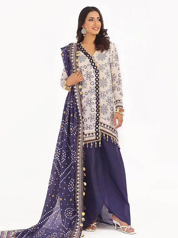 Gul Ahmed Ideas Luxury Lawn Collection 2025 (CL-52411B)