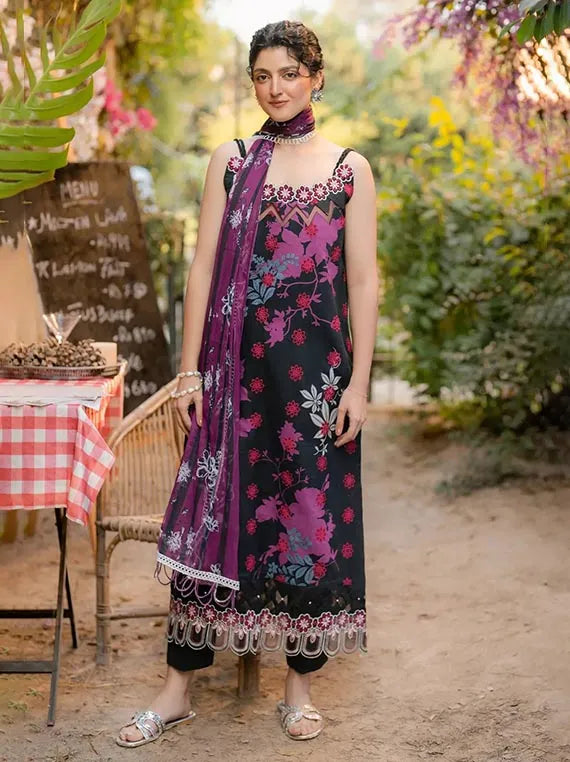 Gulkari Chikankari Lawn Collection 2025 By Asifa & Nabeel (GKL-01)