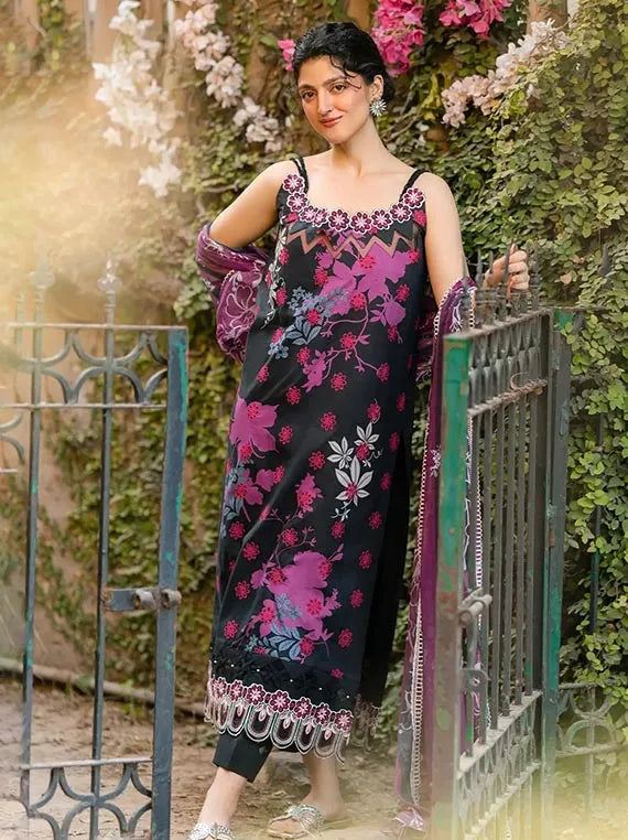 Gulkari Chikankari Lawn Collection 2025 By Asifa & Nabeel (GKL-01)