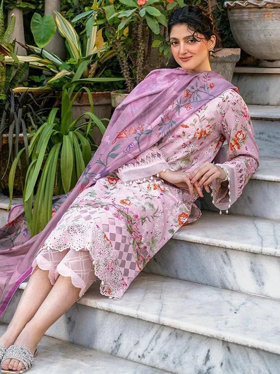 Gulkari Chikankari Lawn Collection 2025 By Asifa & Nabeel (GKL-09)