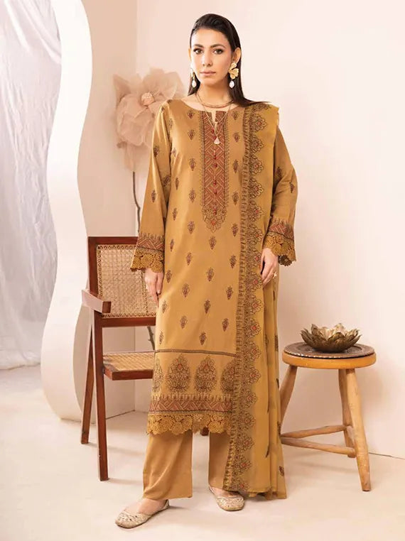 Hania Karandi Lawn Collection 2025 By Noor E Fajar (KR-193)