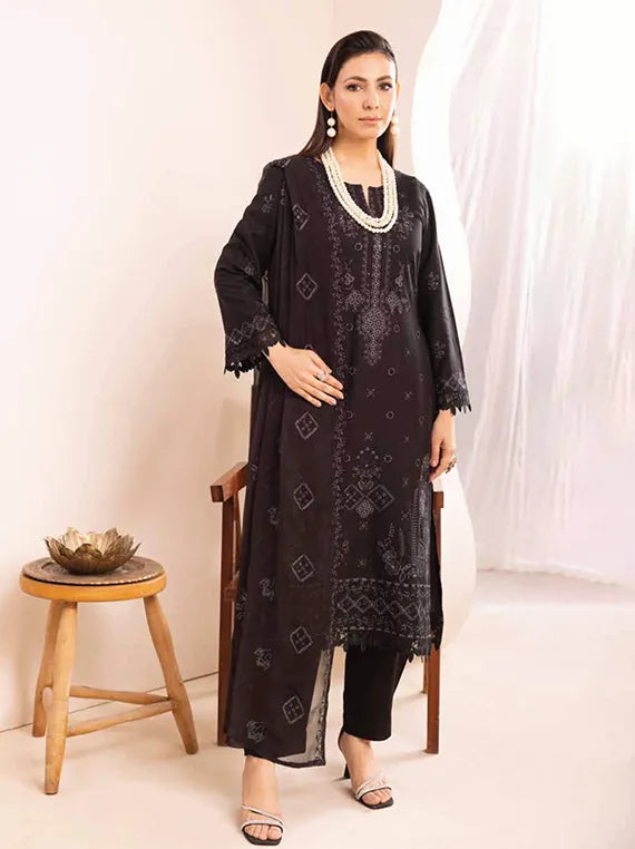 Hania Karandi Lawn Collection 2025 By Noor E Fajar (KR-194)