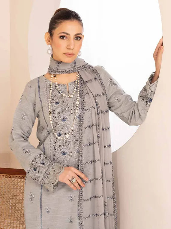 Hania Karandi Lawn Collection 2025 By Noor E Fajar (KR-196)