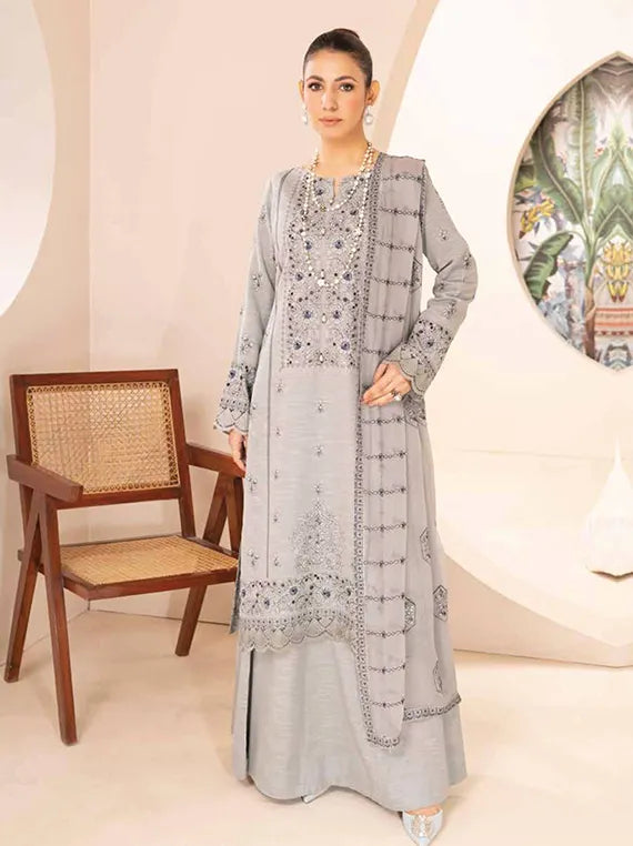 Hania Karandi Lawn Collection 2025 By Noor E Fajar (KR-196)