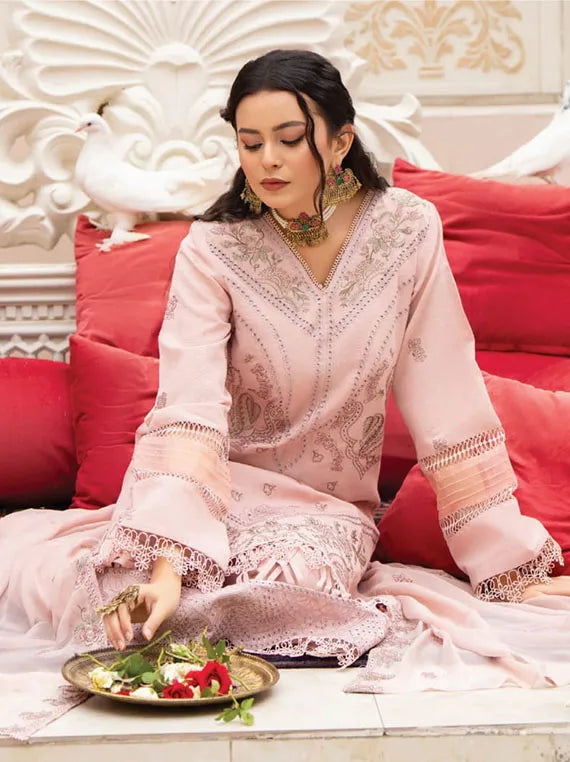 ILANA Embroidered Karandi Collection 2024 By Panache (D-07)