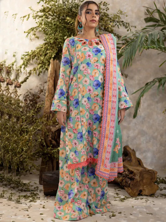 Identic Separtes Khaddar Collection 2023 By Regalia (D-08)