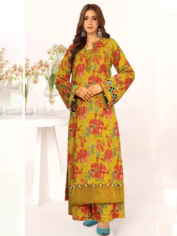 Inaaya Printed Khaddar Collection 2024 By Johra (JH-1039)