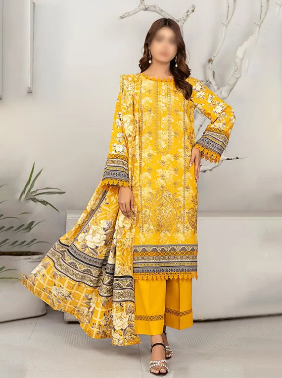 Jasmine Embroidered Karandi Collection 2024 By Fantak Vol-04 (D-06)