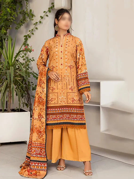 Jasmine Embroidered Karandi Collection 2024 By Fantak Vol-04 (D-12)