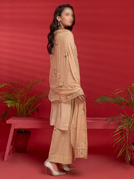 Kesariya by Fantak Karandi Lawn Collection 2025 (D-04)