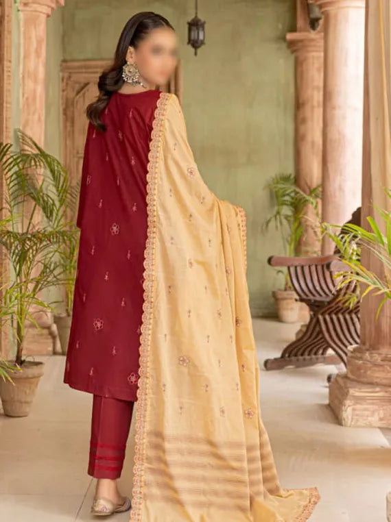 Khayaal by Fantak Embroidered Lawn Collection 2025 Vol-01 (D-02)