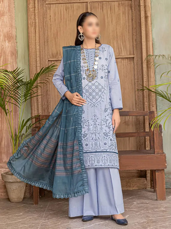 Khayaal by Fantak Embroidered Lawn Collection 2025 Vol-01 (D-06)