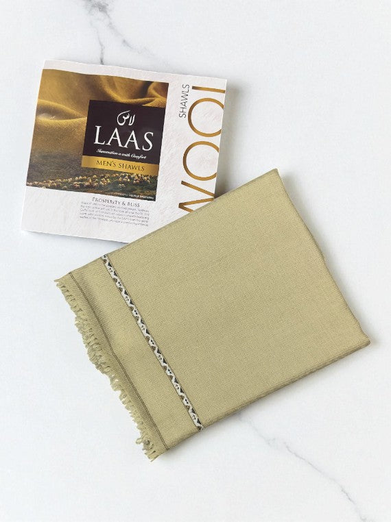 LAAS Warp Woolen Mareno Men`s Shawl Edit 2025 (GF323-02)