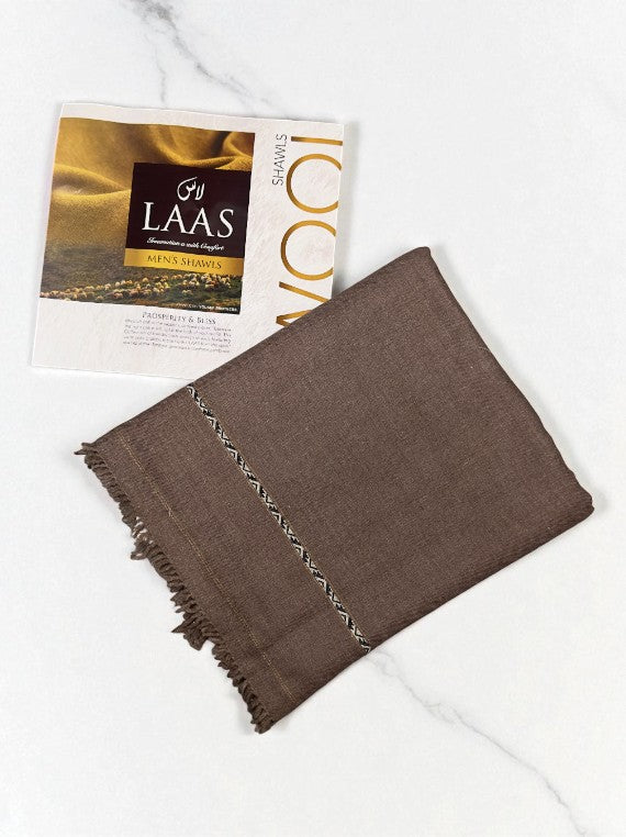 LAAS Warp Woolen Mareno Men`s Shawl Edit 2025 (GF323-03)