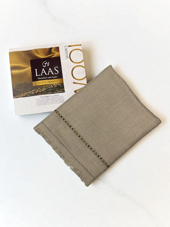 LAAS Warp Woolen Mareno Men`s Shawl Edit 2025 (GF323-04)