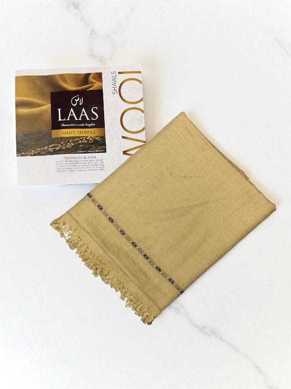 LAAS Warp Woolen Mareno Men`s Shawl Edit 2025 (GF323-05)
