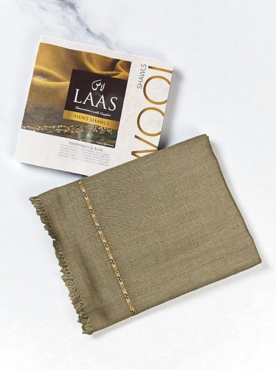 LAAS Warp Woolen Mareno Men`s Shawl Edit 2025 (GF323-07)