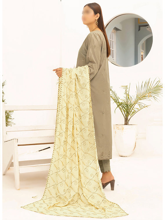 Laiba Luxury Embroidered Collection 2024 By SMF Vol-126 (D-06)