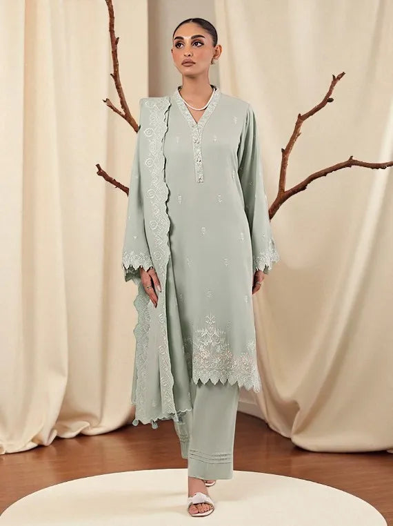 Lakhany Winter Embroidered Wool Collection 2025 (LG-IZ-0451)