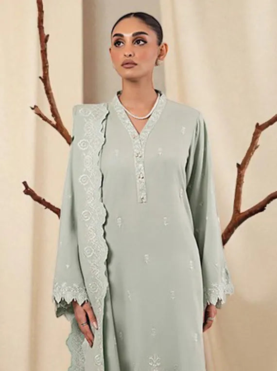 Lakhany Winter Embroidered Wool Collection 2025 (LG-IZ-0451)