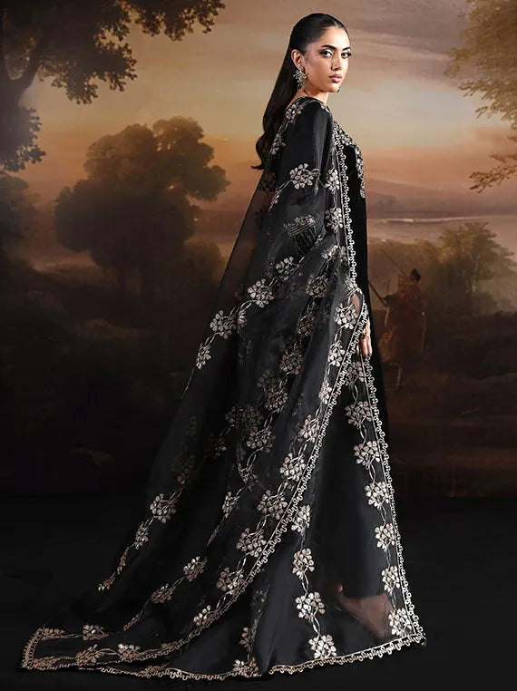 Lameur Luxury Handmade Velvet Collection 2025 By Alizeh (AF-VLT-2212-Celeste)