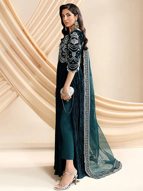 Lameur Luxury Handmade Velvet Collection 2025 By Alizeh (AF-VLT-2214-Mystique)