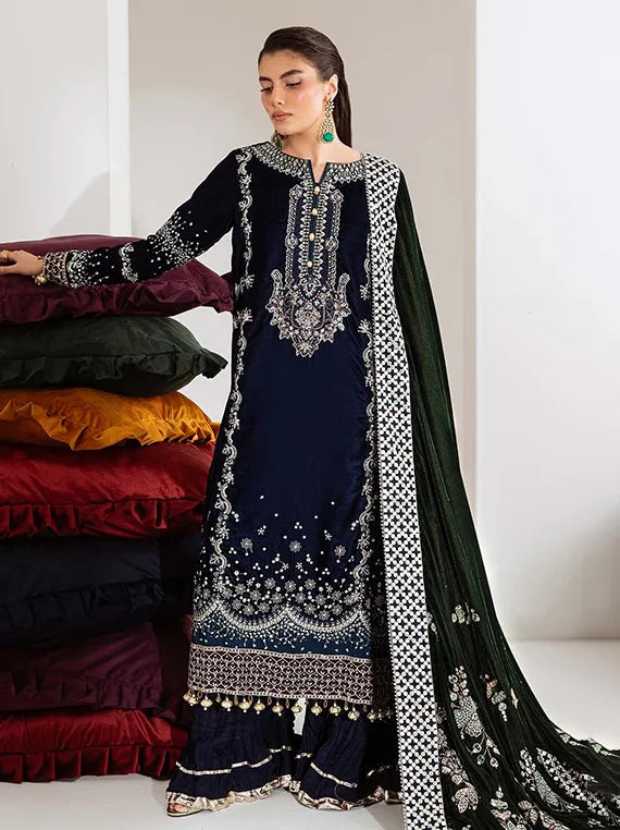 MAYA Velvet Embroidered Collection 2025 by Nureh (NW-109)