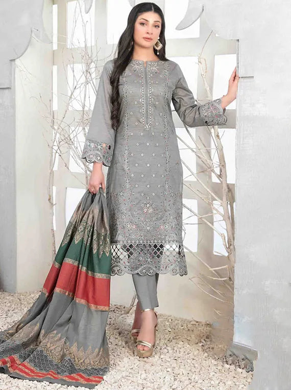 Mabel Fancy Lawn Collection 2025 By Tawakkal Fabric (D-1027)