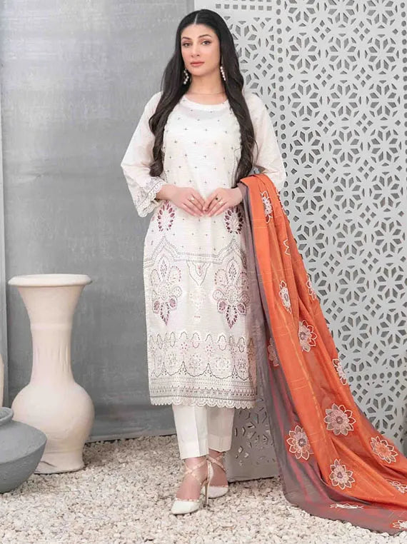 Mabel Fancy Lawn Collection 2025 By Tawakkal Fabric (D-1029)