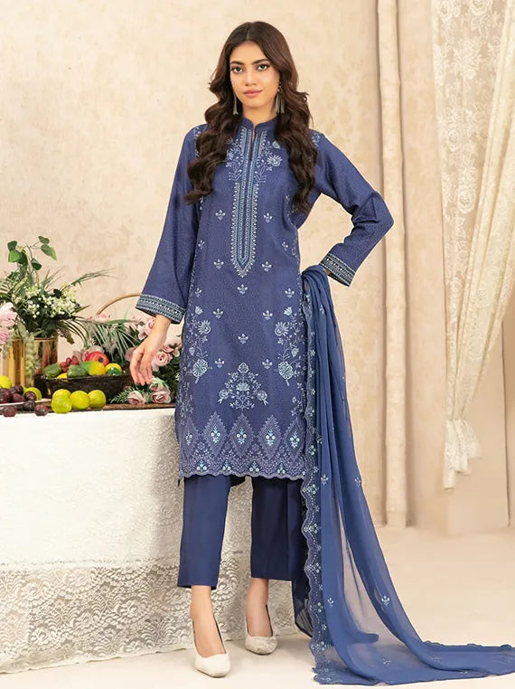 Machel Embroidered Viscose Collection 2025 by Tawakkal Fabrics (D-03)