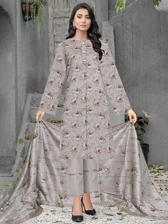 Mah Jabeen Printed Lawn Collection 2025 By Lasani (D-02)