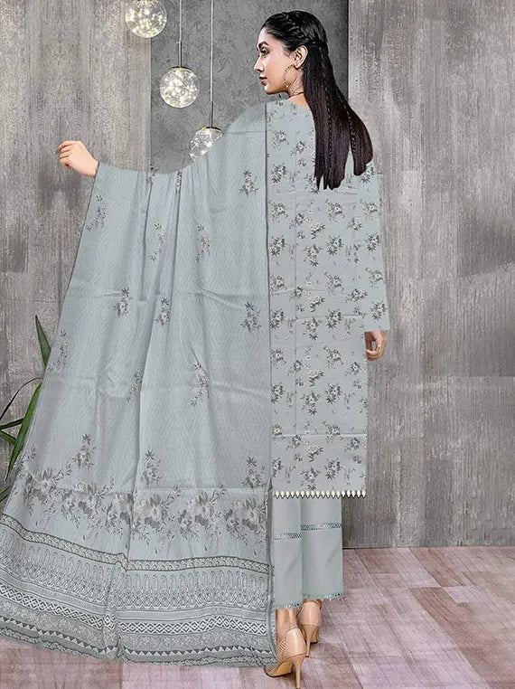 Mah Jabeen Printed Lawn Collection 2025 By Lasani (D-03)