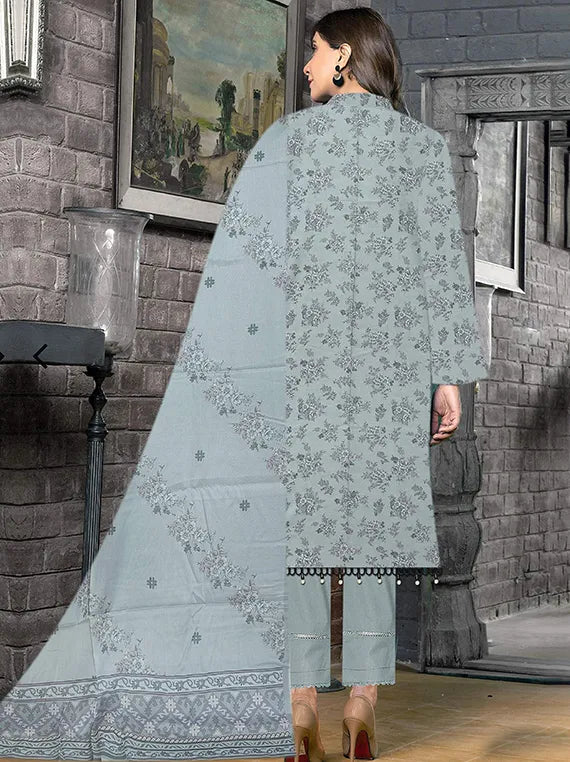 Mah Jabeen Printed Lawn Collection 2025 By Lasani (D-04)