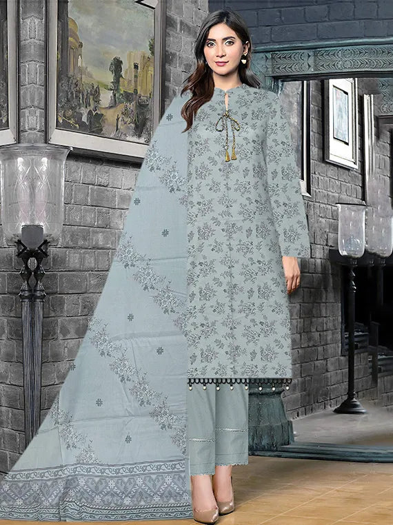 Mah Jabeen Printed Lawn Collection 2025 By Lasani (D-04)