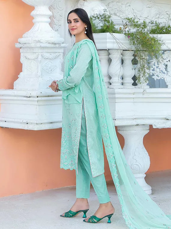 Mihrimha Embroidered Fancy Lawn Collection 2025 by Tawakkal Fabrics (D-1745)