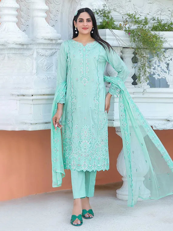 Mihrimha Embroidered Fancy Lawn Collection 2025 by Tawakkal Fabrics (D-1745)