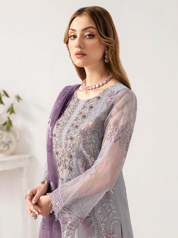 Minhal By Ramsha Chiffon Collection 2024 Vol-11 (M-1104)