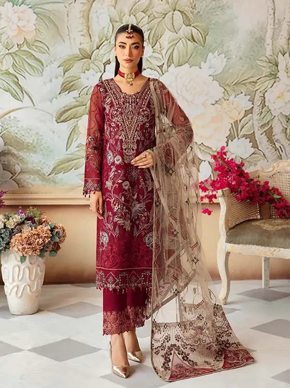 Minhal By Ramsha Organza Collection 2024 Vol-12 (M-1201)