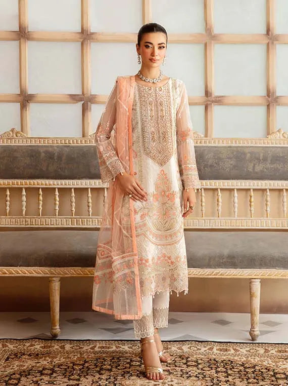 Minhal By Ramsha Organza Collection 2024 Vol-12 (M-1203)