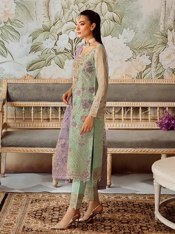 Minhal By Ramsha Organza Collection 2024 Vol-12 (M-1204)