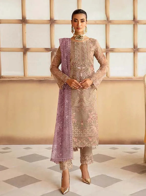 Minhal By Ramsha Organza Collection 2024 Vol-12 (M-1206)