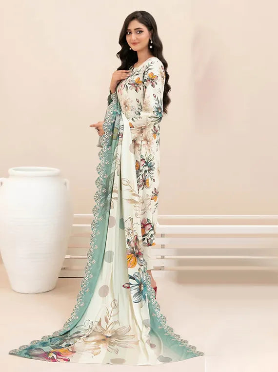 Misbah Print Embroidery Staple Collection 2025 By Tawakkal Fabrics (D-4507)