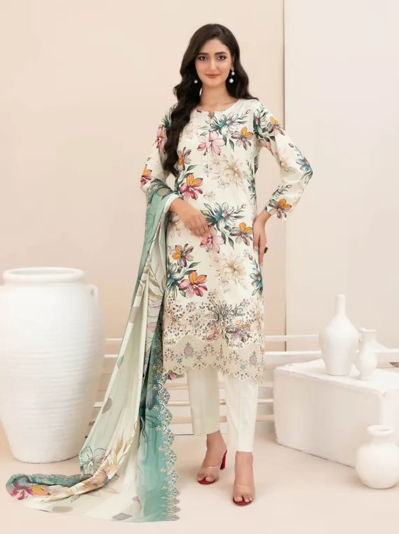 Misbah Print Embroidery Staple Collection 2025 By Tawakkal Fabrics (D-4507)