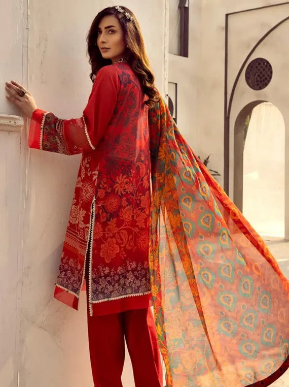 Miss Swiss By Zarkis Lawn Collection 2023 (D-07)