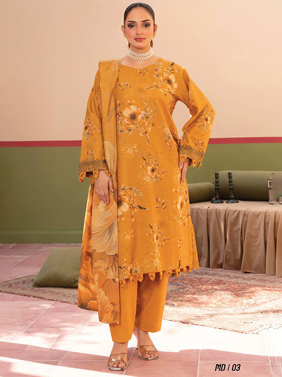 Modern Digital Printed Peach Collection 2025 Vol-184 (D-03)