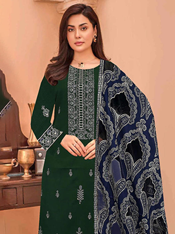 Modern Embroidered Luxury Peech Collection 2025 VOl-120 (D-01)