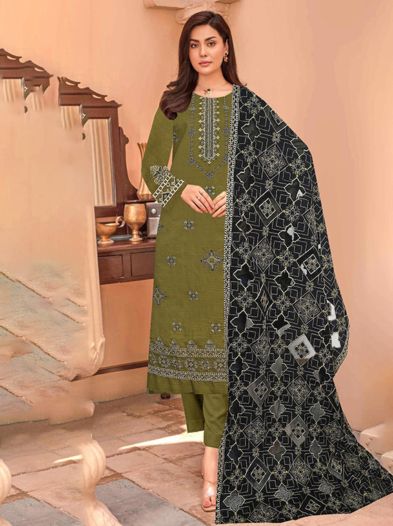 Modern Embroidered Luxury Peech Collection 2025 VOl-120 (D-06)