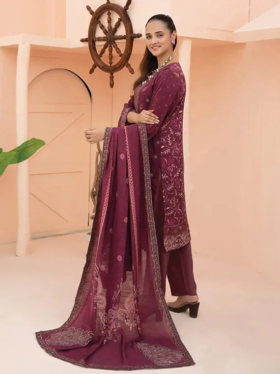 Modern Embroidered Viscose Collection 2025 Vol-153 (MD-02)
