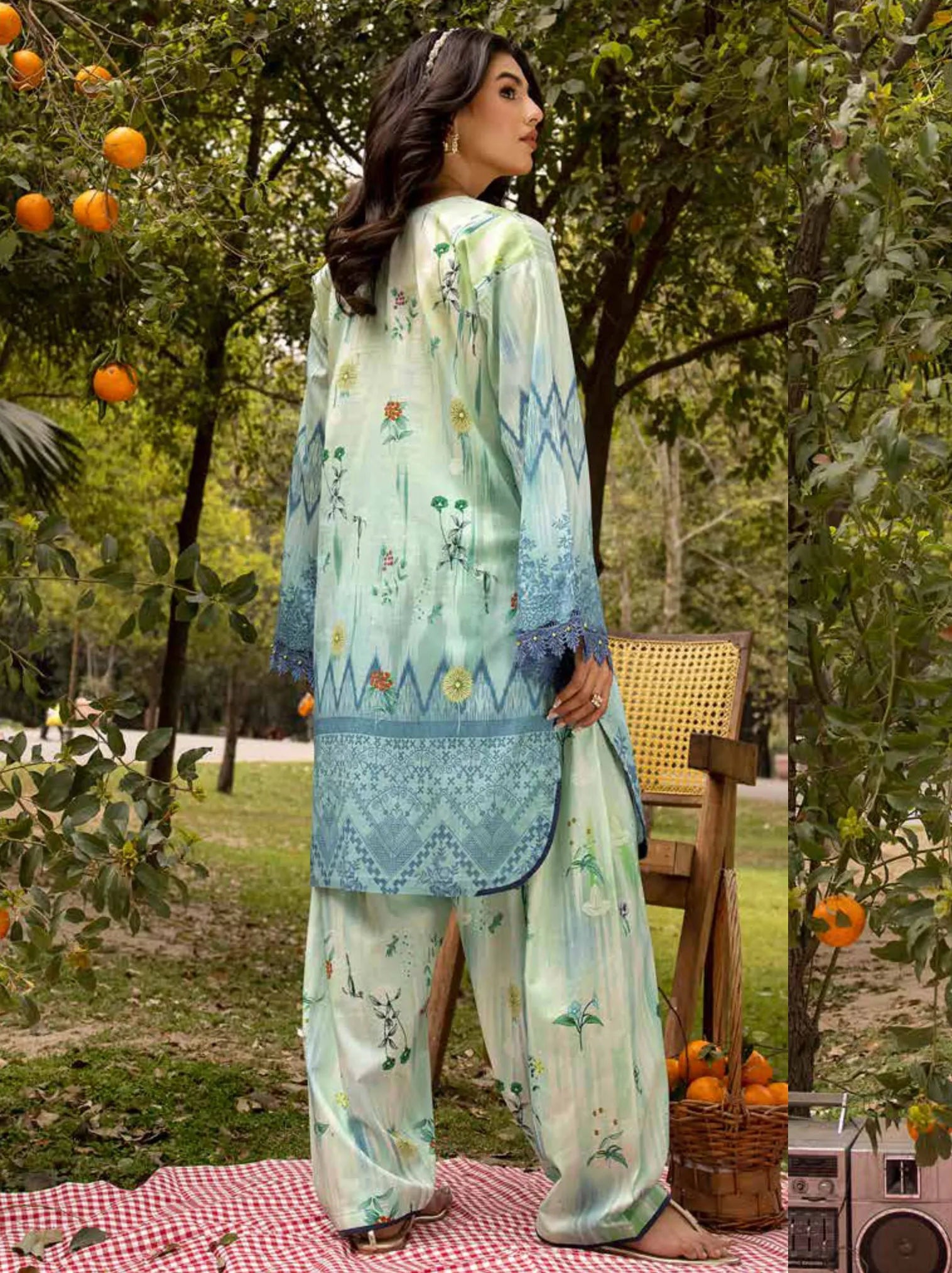 Muscari Kameez Shalwar Print Collection 2024 (MKS-806)