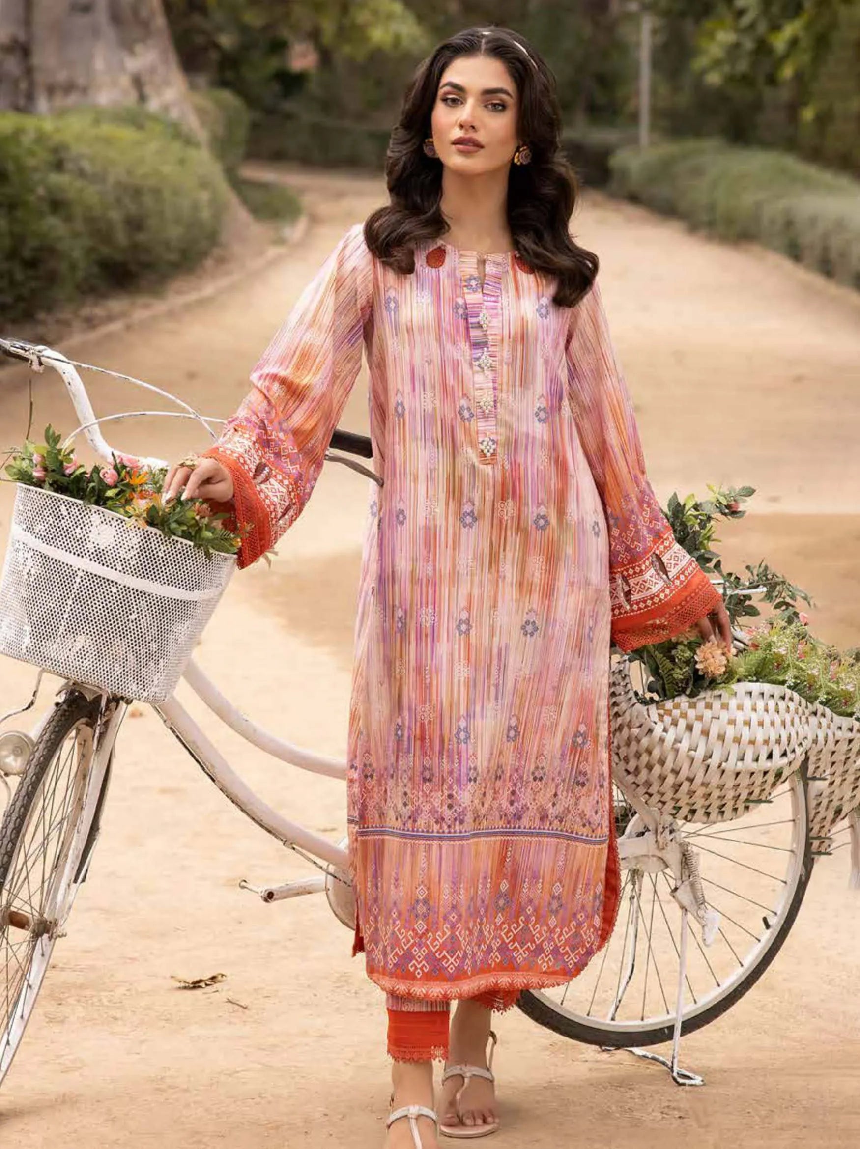 Muscari Kameez Shalwar Print Collection 2024 (MKS-807)